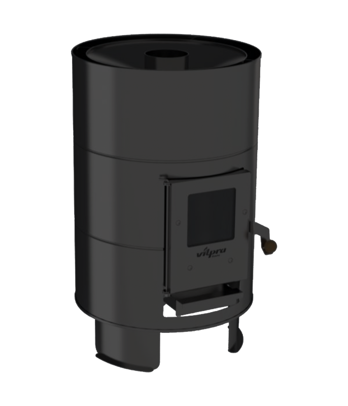 Black Edition optional; kiuas, hormi ja vedenl&auml;mmitin ovat mattamustia + lasikuukku kiukaassa. WAU mik&auml; tunnelma!